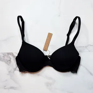 NWT Skims Cotton Lace Lightly Lined Plunge Bra thumbnail 3