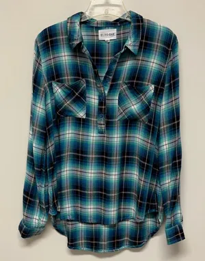 Olive & Oak Long Sleeve Plaid Blouse thumbnail 1