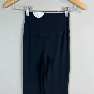 Aerie Offline Real Me Super Flare Crossover Hi-Rise Leggings Womens‎ Small Black thumbnail 10