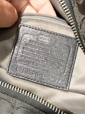 Coach Signature Park Carrie Vintage Tote Bag Black Monogram Canvas thumbnail 4