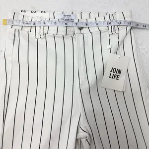 Bershka High Rise Jegging White Stripe Denim Pants‎ size 02' thumbnail 4
