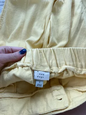 A New Day Yellow Flowy Pants thumbnail 4