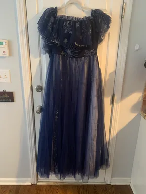 Brand New with Tag A-Line Elegant Prom Formal Evening Dress Off Shoulder Size 10 thumbnail 6