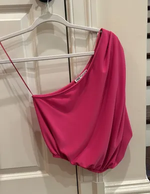 ZARA One Shoulder Top thumbnail 2