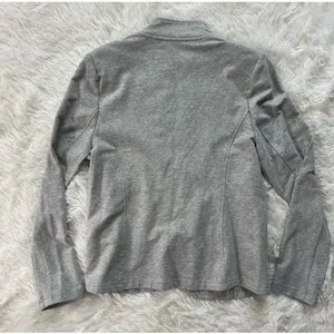 Tommy Hilfiger Gray Military Jacket Button Front Pockets Short Coat Size L/G thumbnail 13