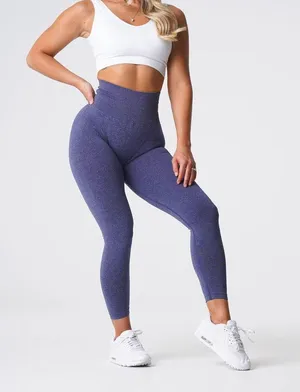 NVGTN purple Camo Leggings thumbnail 1
