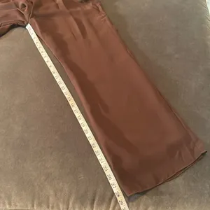 Women’s Brown Chiffon Lapel Jacket 3 Piece Formal Wedding Party Pant Suit Size 4 thumbnail 12