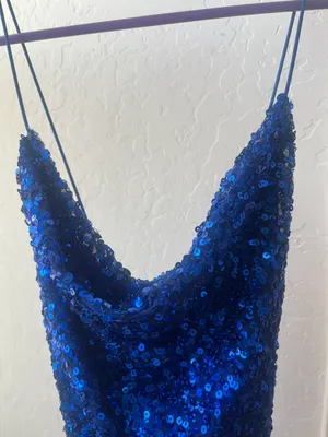 Windsor Blue sparkly  dress thumbnail 2