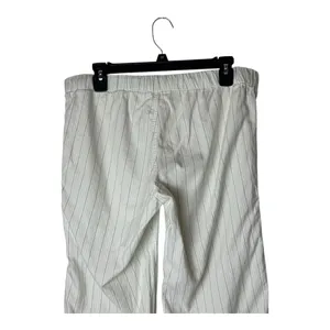J Crew‎ Pajama Pants Women Small White Striped Cotton Lounge Sleepwear Preppy thumbnail 4