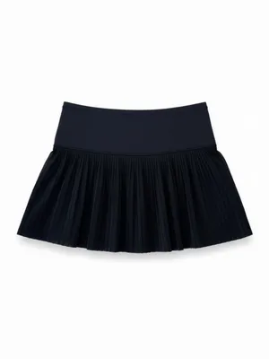 Athleta A Game Mesh Skort 13.5" Black Size Small EUC‎ thumbnail 2