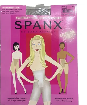 $38 SPANX Super High Power Women's Size E Nude 1 916 By Sara Blakely NEW thumbnail 1