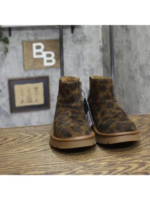 NWT Universal Thread Microsuede Ankle Boots with Memory Foam Leopard Brown 6M thumbnail 4