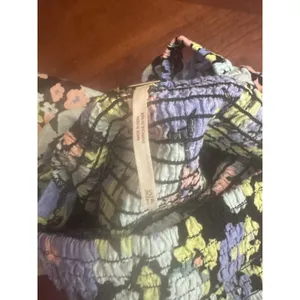 Free People Ariana Blouse Women's Multicolor Floral Smocked Balloon Sleeve Sz XS thumbnail 8