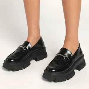 Steve Madden Black Platform Shoes thumbnail 1