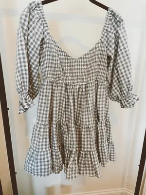 Flowy Blue Dress thumbnail 1