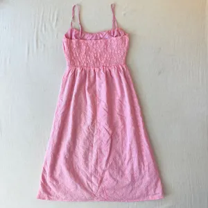 That's So Fetch Mik Cottagecore Pink Embroidered Midi Dress Size 4 thumbnail 8
