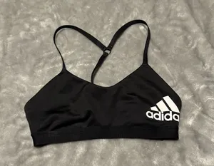 Adidas Black Performance Bra thumbnail 1