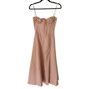 NWT Babyboo Deanna Midi Corset Dress Blush Pink Size XS thumbnail 5