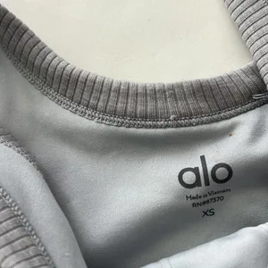 Alo Yoga Wellness Bra in Heather Gray Size XS $89 thumbnail 5