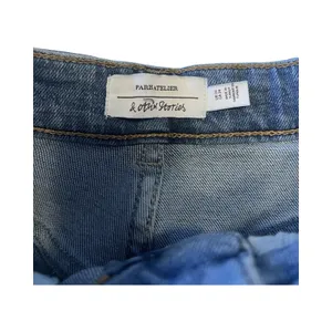 & Other Stories Jeans Womens 24 Blue‎ Wide Leg High Rise Denim Medium Wash thumbnail 3