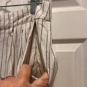 A New Day Women's Striped High Waist Pants Size‎ 10 Career Casual Linen Blend thumbnail 3