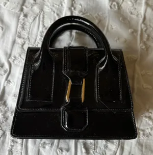 Black Patent Top-Handle Women’s Bag thumbnail 1