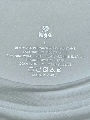 IUGA Bodysuit Crew Neck Short Sleeve Tummy Control Compression Slimming thong thumbnail 6
