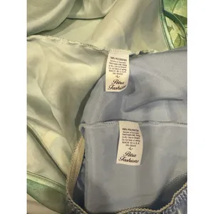 Vintage Petra Fashions 2 piece Lingerie Set Cami & Shorts Satin Pajamas Sz.Large thumbnail 5