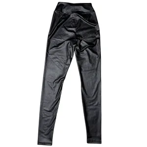 Offline By Aerie Real Luxe Faux Leather Hi Rise Leggings Size XS Black Biker New thumbnail 9