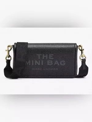 Marc Jacobs The Mini Bag Black Leather Crossbody Shldr Bag thumbnail 3