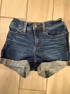 Aeropostale High Rise Midi Denim Shorts – Women’s Size 00 thumbnail 3
