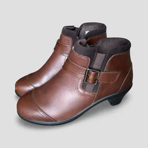 Bioheels Emma Women’s 8.5 Wide Brown Leather Ankle Boots Orthopedic Comfort thumbnail 9