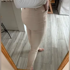 Express Columnist Slim Ankle Pants Beige Stretch Work Office Career Pant Size 6L thumbnail 4