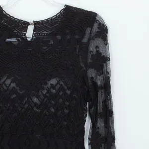 Umgee USA Black Lace Long Sleeve Dress Women's Size‎ Small thumbnail 7