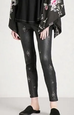 NWT Free people studded‎ vegan leather leggings sz 24 thumbnail 1