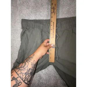 gramicci pants womens green‎ cotton tencel cargo pockets thumbnail 11