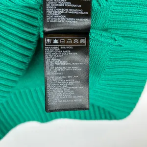 ba&sh Lady Pullover Emerald Green Wool Cotton Layered Knit Sweater US 6 thumbnail 8