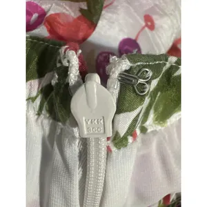 Abercrombie & Fitch Floral XS Tiered Maxi Skirt Women White Pink Red Ruffle thumbnail 8