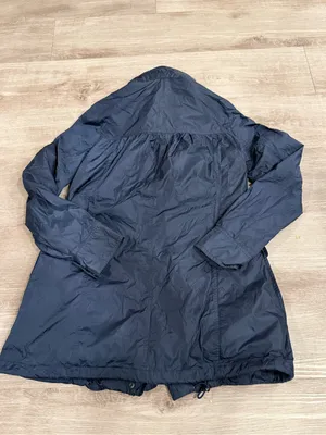 Burberry Brit Women's Navy Blue Utility Hooded Jacket: Size XS-S thumbnail 10