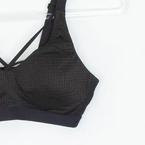 Victorias Secret Sport Black Strappy Sports Bra Womens‎ 34B Lightweight Athletic thumbnail 2