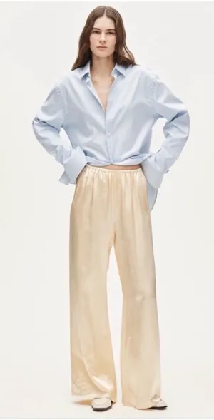 J.Crew Cosmo pant in luster charmeuse thumbnail 1