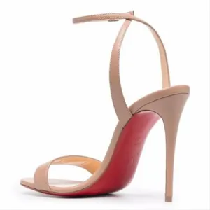 CHRISTIAN LOUBOUTIN LoubiGirl 100 leather heels sandals thumbnail 3