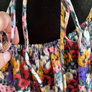 Urban Outfitters Naoi Strappy Mini Dress Colorful Floral Size M thumbnail 12