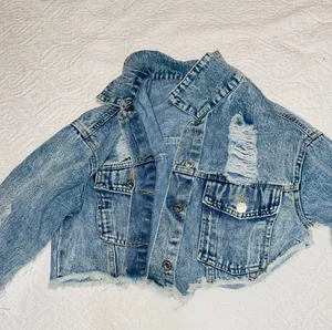 Fringe Jean Jacket Size M thumbnail 1