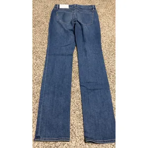 Ann Taylor LOFT Curvy Straight Leg Jeans Medium Wash Blue Denim Tall Size 27/4T thumbnail 5