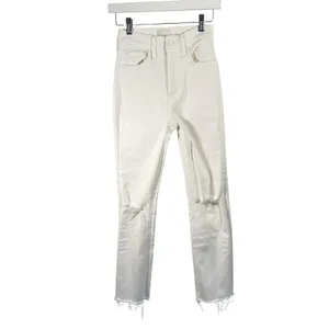Mother Denim‎ The Tripper Ankle Fray Unfairest of Them All White Jeans Womens 24 thumbnail 2