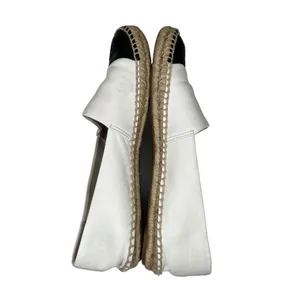 TORY BURCH‎ Colorblock Espadrilles Leather Ivory Black Women’s Size 10 thumbnail 5