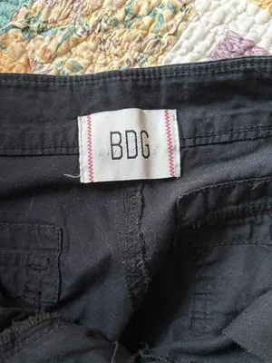 BDG Black Cargo Pants Urban Outfitters thumbnail 4