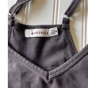 Oufeiya Charcoal Gray Wide Leg Overalls Adjustable Straps Drop Crotch Jumpsuit M thumbnail 9