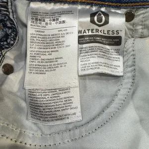 Levi's Wedgie Button Fly Jeans Medium Wash Denim Blue 25 thumbnail 5